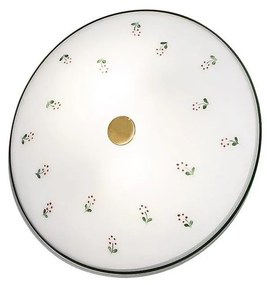 Kolarz 731.U12.4.70- Таванно осветително тяло NONNA 2xE14/60W/230V Ø32 см зелено/месинг