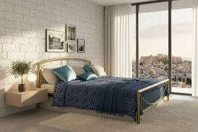 Легло Vicky-140x190-Gold-Με ποδαρικό