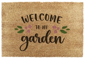 Изтривалка от кокосови влакна 60x90 cm Welcome to My Garden – Artsy Doormats