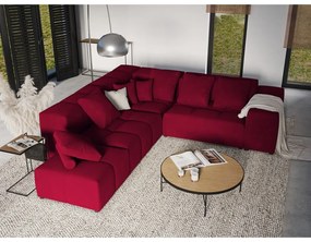 Червена кадифена възглавница за модулен диван Rome Velvet - Cosmopolitan Design