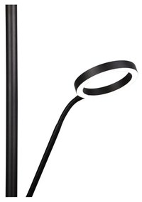 Черна LED подова лампа (височина 180 cm) Willis – Trio