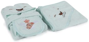 Памучена детска хавлия в цвят мента размер 1-2 години Aslan – Foutastic