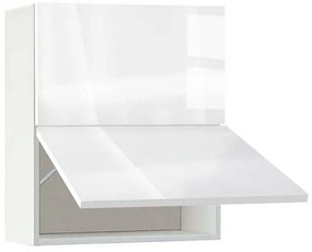 Горен шкаф МДФ Глосмакс 60Г (60см) Бял