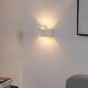 Модерна стенна лампа бежова 2-светлинна - Transfer Double