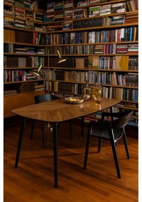 Трапезна маса с орехов плот 90x165 cm Clover - Dutchbone