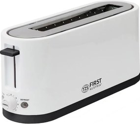 Тостер за хляб First Austria FA-5368-4, 900W, Размразяване, 38 см, Бял