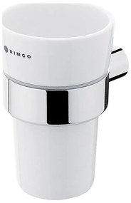NIMCO BR 11058KU-26 - Стенна поставка за четки за зъби BORMO бял/лъскав хром