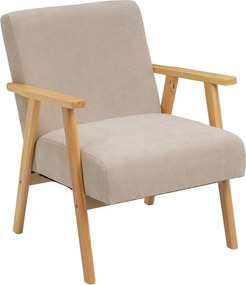 Бежово шенилово кресло Vintage – Casa Selección