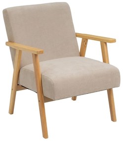 Бежово шенилово кресло Vintage – Casa Selección