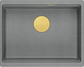 гранитна мивка Logan 100 Grey Metallic
