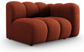 Модулен диван в тухлен цвят (десен ъгъл) Lupine – Micadoni Home