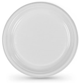 Reusable plate set Algon Кръгъл Бял 17 x 17 x 1,5 cm Пластмаса 25 броя