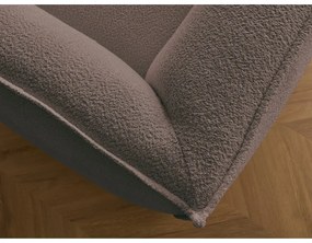 Кафяв диван от прежда с примки от букле 242 cm Giorgia – Bobochic Paris