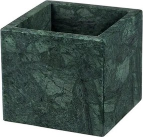 Тъмнозелен мраморен органайзер за баня за памучни тампони Marble – Mette Ditmer Denmark