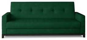 Зелен кадифен сгъваем/с място за съхранение диван 216 cm Selene – ELTAP