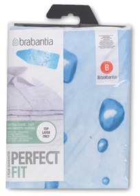 Калъф за маса за гладене Brabantia B 90300152, 124x38 см, 2 мм, Бял/Син