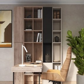 Бяла настолна лампа (височина 43 cm) Fideus – Sollux