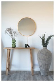 Конзолна маса от тиково дърво в естествен цвят 30x90 cm Girona - House Nordic