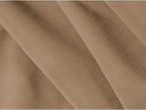 Сиво-бежово двойно легло 200x200 cm тапицирано с място за съхранение с включена подматрачна рамка Eric – Micadoni