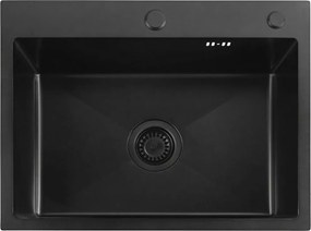 Стоманена мивка Liam Black