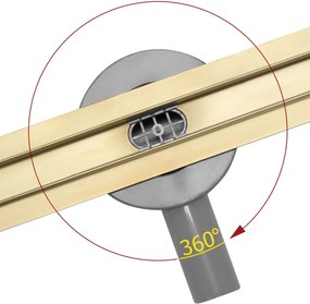Линеен сифон Rea Neo Slim Mirror Gold Pro 50