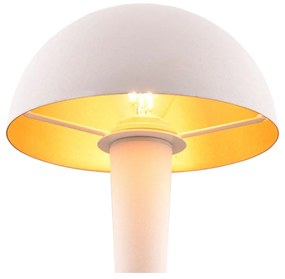 Бяла LED настолна лампа (височина 26 см) Canaria - Trio
