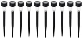 КОМПЛЕКТ 10x LED соларна лампа LED/0,06W/1,2V 6000K IP44 40 mAh