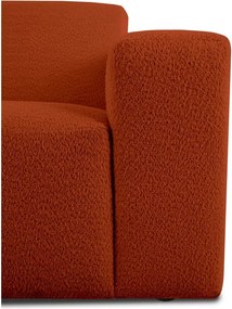Диван от букле в тухлен цвят 228 cm Roxy – Scandic