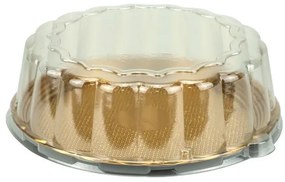 Horecano - Пластмасова кутия за торта за еднократна употреба ф32xh7,5см BAKERY-(HC-981895) (232204)