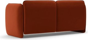 Кадифен диван в тухлен цвят 168 cm Georgia – Micadoni