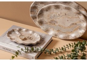 Мраморен декоративен поднос 25x40 cm Waved – PT LIVING