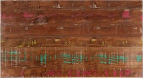 371134 vidaXL Плот за маса 100x60x3,8 см правоъгълен регенерирано дърво масив