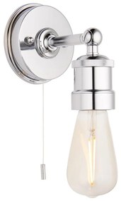 Endon 95505 -Стенно осветително тяло за баня MILLER 1xE27/6W/230V IP44 лъскав хром