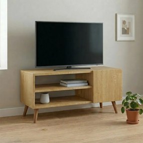 Parma меламинов ТВ шкаф в цвят сапфирен дъб, размери 90 × 30 × 40 см.