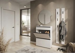 Кремава стойка за обувки 80x107x29 cm Baldone – Germania