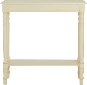 Конзолна маса от масивен бор в цвят слонова кост 30x80 cm Heritage – Premier Housewares