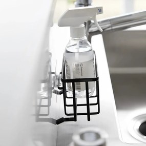 Черна метална стойка за перилни препарати без пробиване Film Hook – YAMAZAKI