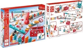 Hape - Дървена игра Домино фабрика