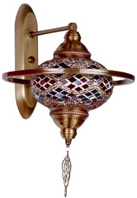 Стенно осветително тяло YENI 1xE27/40W/230V бронзово