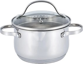 Tенджера с борд и отвори за течност Voltz V51210D20, 20 см, 3.6 литра, Индукция, Инокс