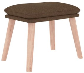 341427 vidaXL Табуретка, кафява, 45x29,5x35 см, текстил