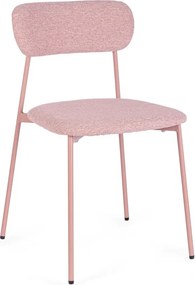 Розов тапициран трапезен стол Inka – Yes Everyday