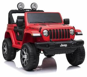 Детска Електрическа Кола Jeep Wrangler Червен