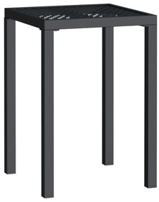 362742 vidaXL Градинска маса антрацит 50x50x72 cм стомана