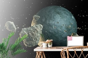 Самозалепващ тапет – Метеорити около планетата