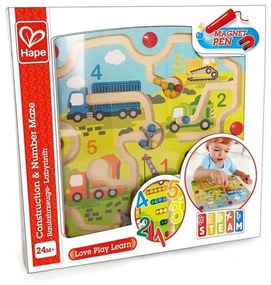 Дървена игра, Hape, Магнитен лабиринт, Строителни машини