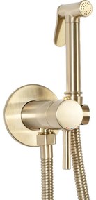 REA-B6311 -Смесител за биде с ръчен душ за вграждане LUNGO матово злато