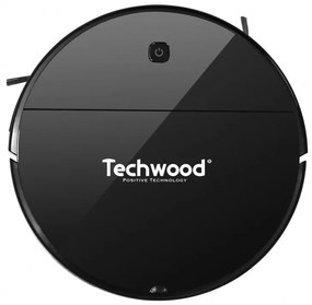 Прахосмукачка робот 2 в 1 Techwood TAR-2036, 450 Pa, 350 мл, Моп, Автономия 90 мин, Черен