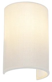 Интелигентен стенен аплик бял с Wi-Fi A60 - Simple Drum Jute