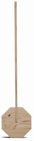 Светлокафява LED настолна лампа (височина 38 cm) Octagon One – Gingko